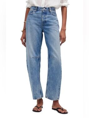 Madewell The Darted Barrel Leg Jean size 30